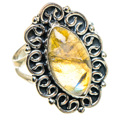 Labradorite Rings handcrafted by Ana Silver Co - RING95632 - Photo 2