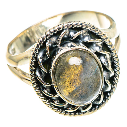 Labradorite Rings handcrafted by Ana Silver Co - RING95633