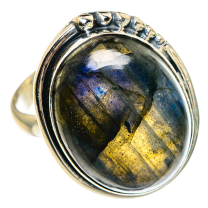 Labradorite Rings handcrafted by Ana Silver Co - RING95646
