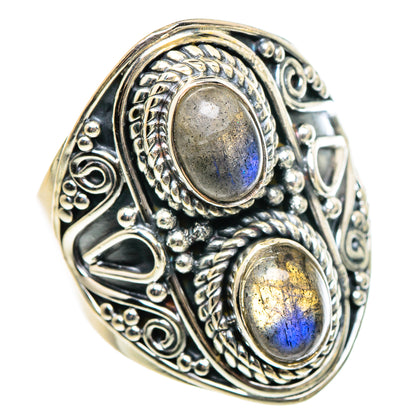 Labradorite Rings handcrafted by Ana Silver Co - RING95647