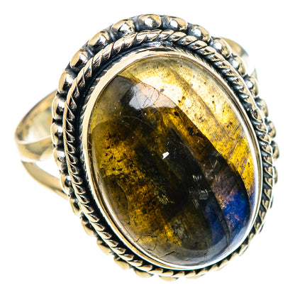 Labradorite Rings handcrafted by Ana Silver Co - RING95654