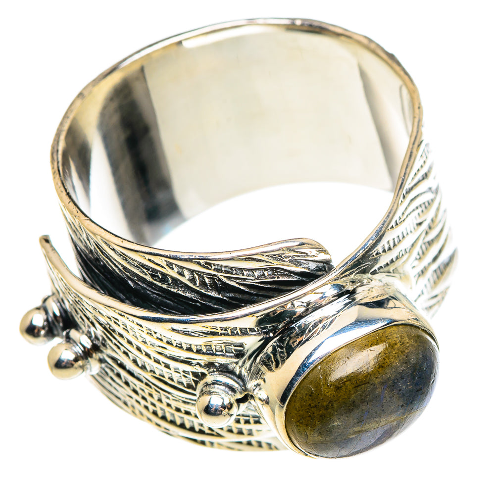 Labradorite Rings handcrafted by Ana Silver Co - RING95655