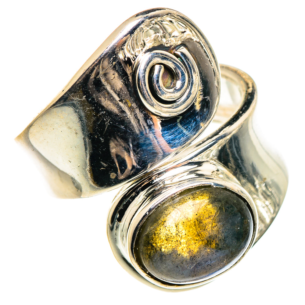 Labradorite Rings handcrafted by Ana Silver Co - RING95657