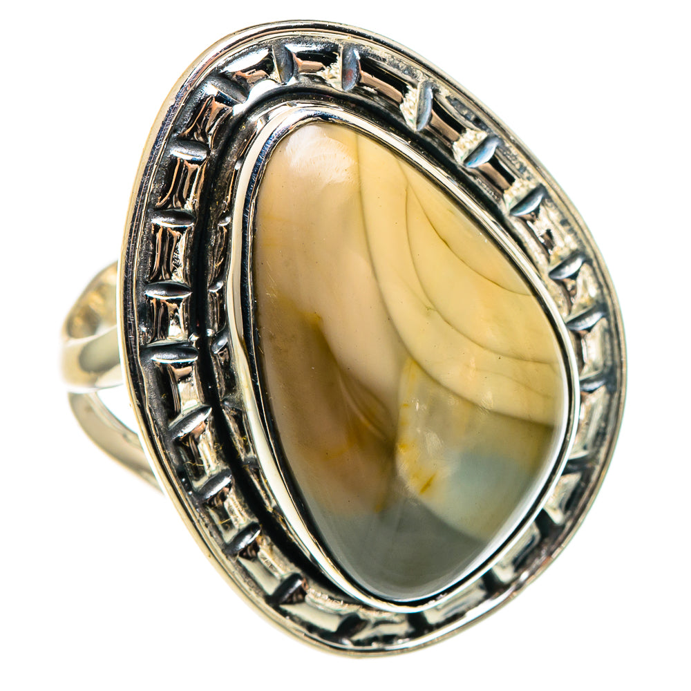 Willow Creek Jasper Rings handcrafted by Ana Silver Co - RING95659 - Photo 2