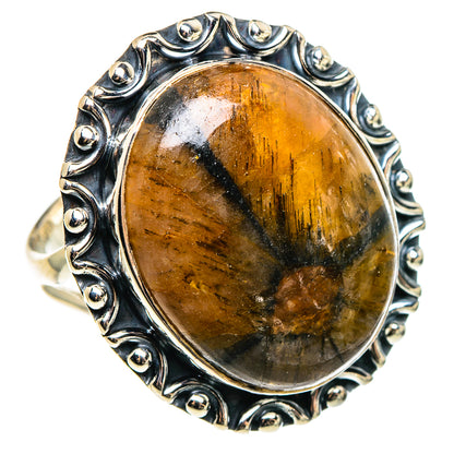 Chiastolite Rings handcrafted by Ana Silver Co - RING95666 - Photo 2