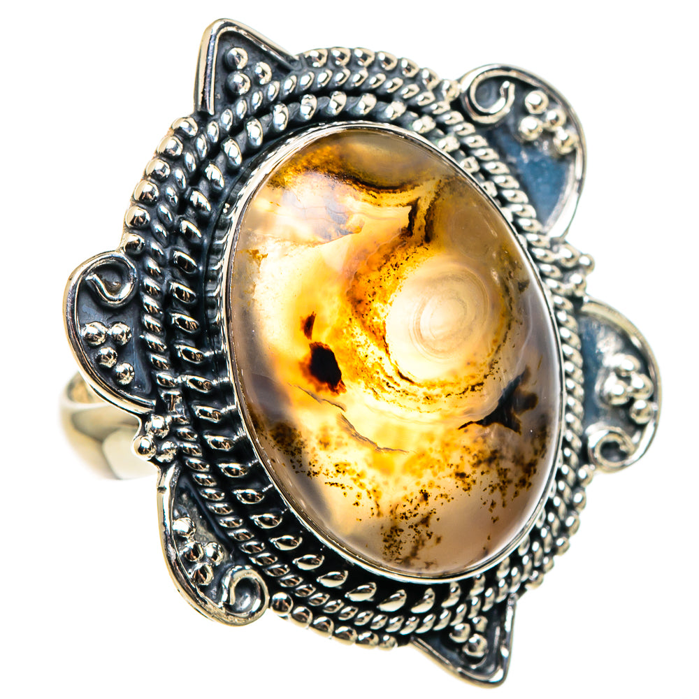 Montana Agate Rings handcrafted by Ana Silver Co - RING95668