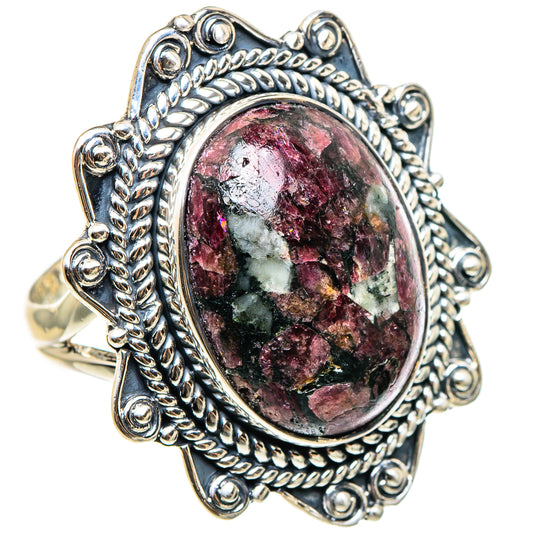 Russian Eudialyte Rings handcrafted by Ana Silver Co - RING95679 - Photo 2