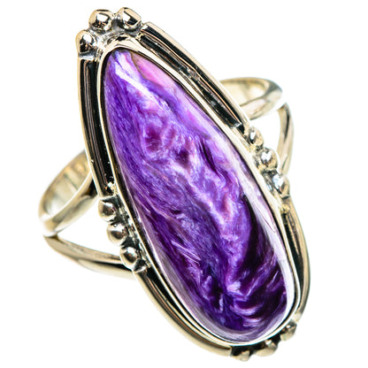 Charoite Rings handcrafted by Ana Silver Co - RING95680