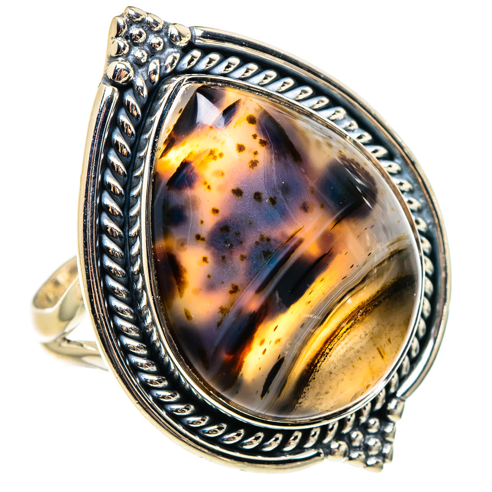 Montana Agate Rings handcrafted by Ana Silver Co - RING95715