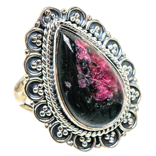 Russian Eudialyte Rings handcrafted by Ana Silver Co - RING95721