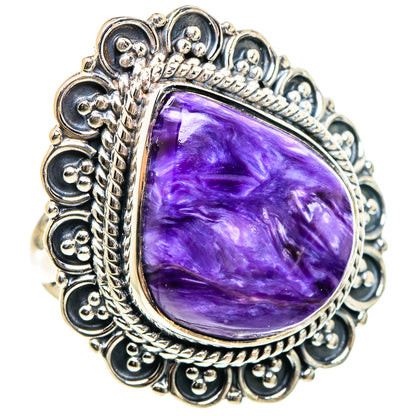 Charoite Rings handcrafted by Ana Silver Co - RING95724