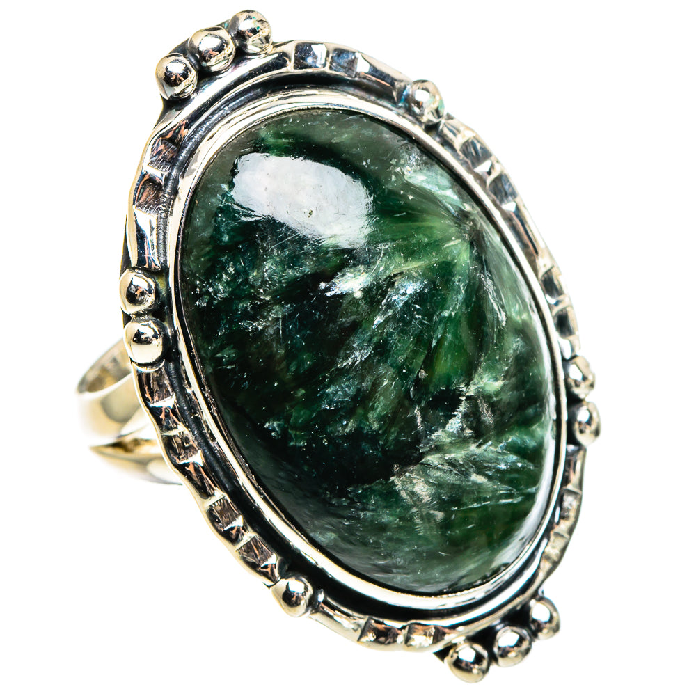 Seraphinite Rings handcrafted by Ana Silver Co - RING95753