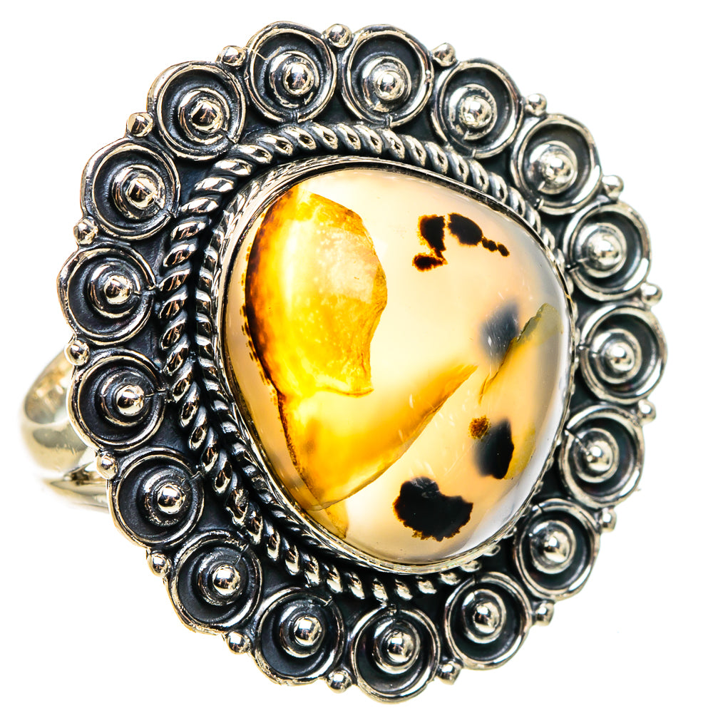 Montana Agate Rings handcrafted by Ana Silver Co - RING95762 - Photo 2