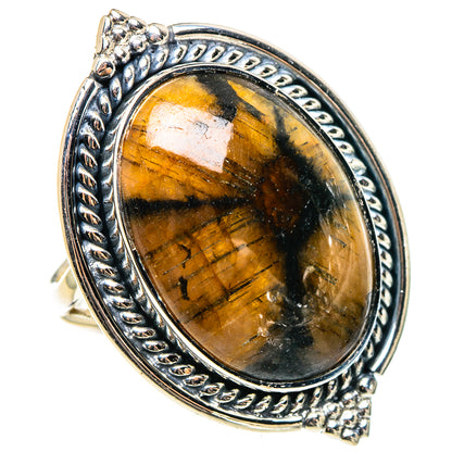 Chiastolite Rings handcrafted by Ana Silver Co - RING95767 - Photo 2