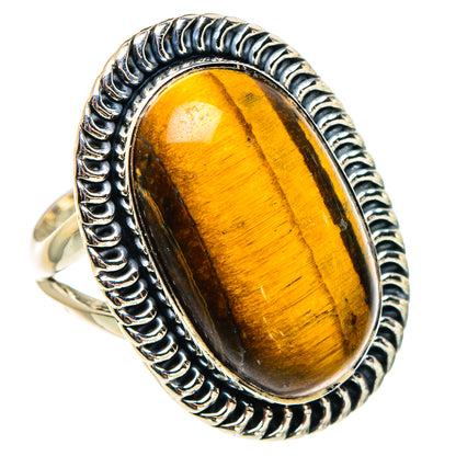 Tiger Eye Rings handcrafted by Ana Silver Co - RING95769