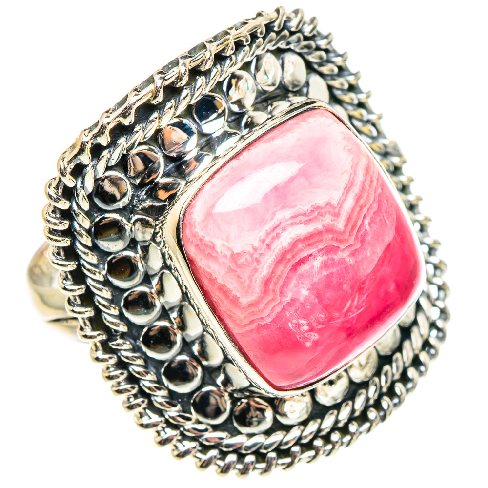 Rhodochrosite Rings handcrafted by Ana Silver Co - RING95773