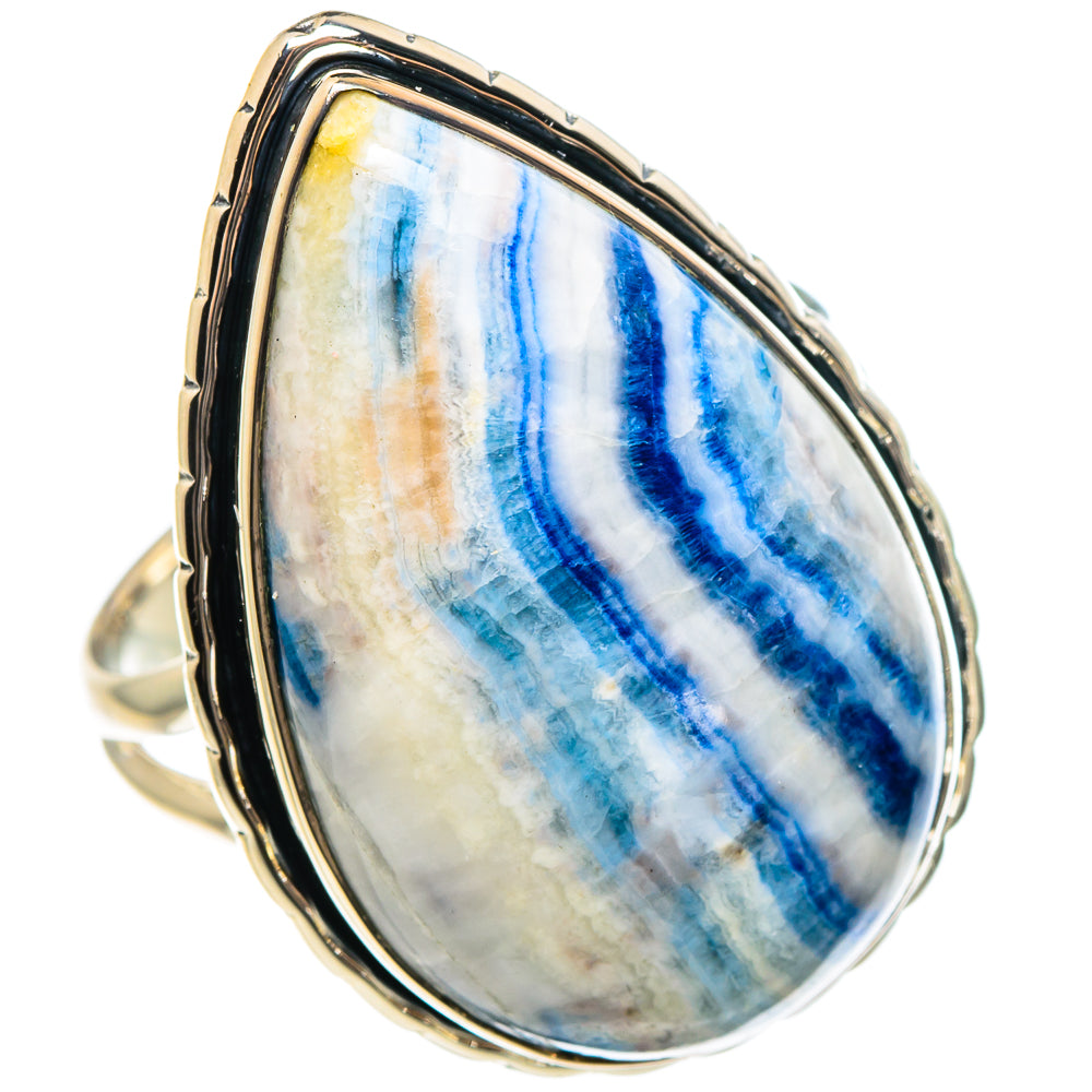 Blue Scheelite Rings handcrafted by Ana Silver Co - RING95794