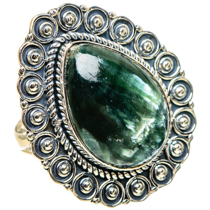 Seraphinite Rings handcrafted by Ana Silver Co - RING95799