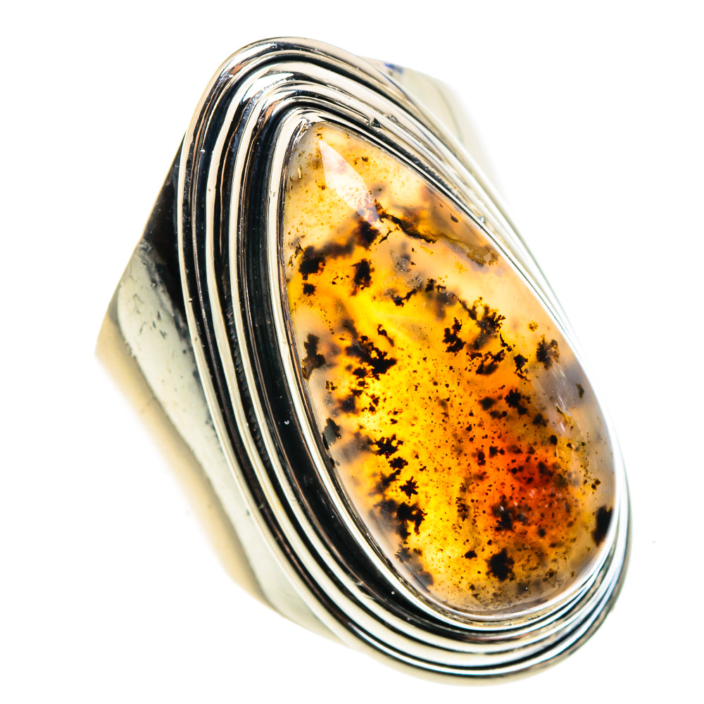 Montana Agate Rings handcrafted by Ana Silver Co - RING95806 - Photo 2