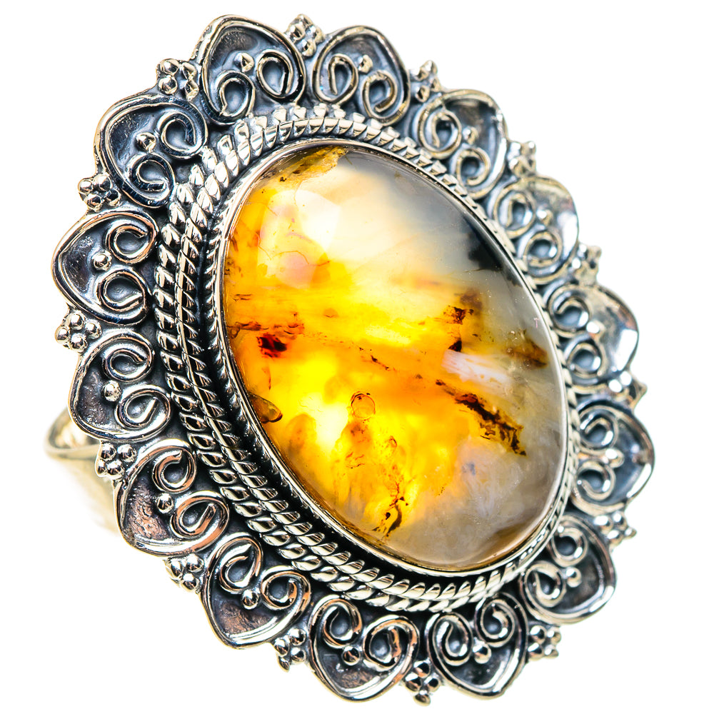 Montana Agate Rings handcrafted by Ana Silver Co - RING95808 - Photo 2