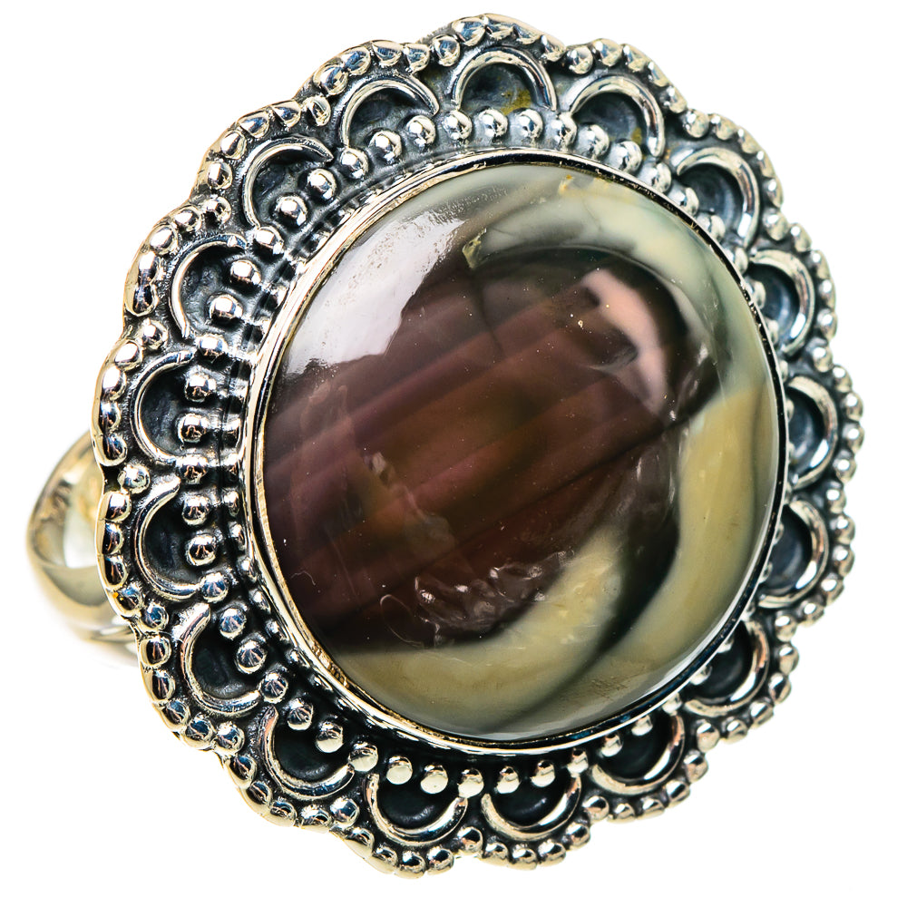 Willow Creek Jasper Rings handcrafted by Ana Silver Co - RING95815 - Photo 2