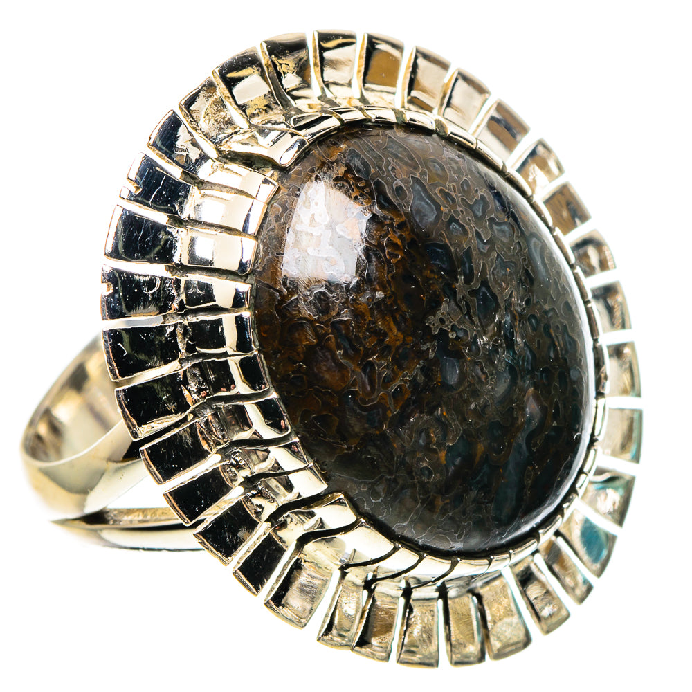 Dinosaur Bone Rings handcrafted by Ana Silver Co - RING95819