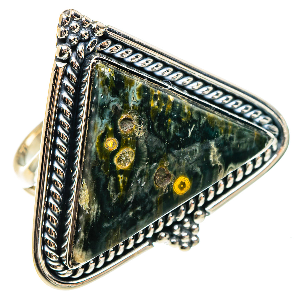 Ocean Jasper Rings handcrafted by Ana Silver Co - RING95827