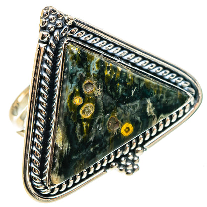 Ocean Jasper Rings handcrafted by Ana Silver Co - RING95827