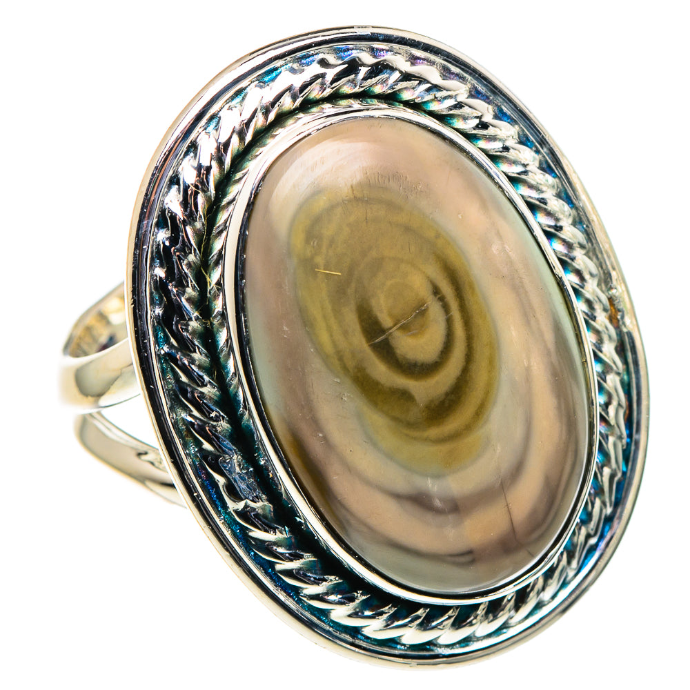 Willow Creek Jasper Rings handcrafted by Ana Silver Co - RING95834 - Photo 2