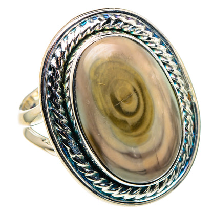 Willow Creek Jasper Rings handcrafted by Ana Silver Co - RING95834 - Photo 2