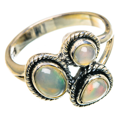Ethiopian Opal Rings handcrafted by Ana Silver Co - RING95846