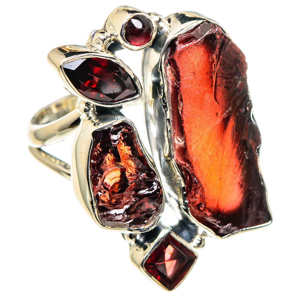 Garnet Rings handcrafted by Ana Silver Co - RING95866