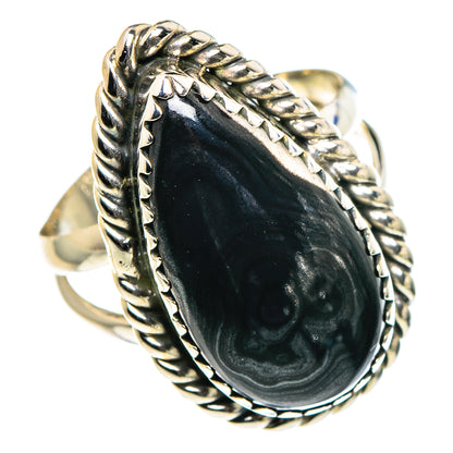 Psilomelane Rings handcrafted by Ana Silver Co - RING95871