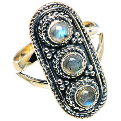 Labradorite Rings handcrafted by Ana Silver Co - RING95876