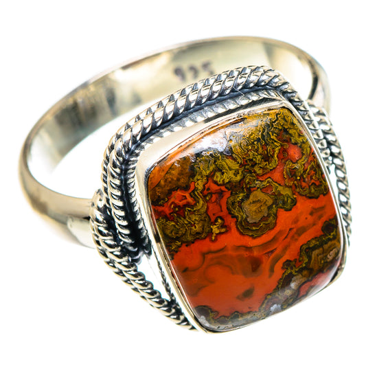 Morocco Agate Rings handcrafted by Ana Silver Co - RING95883