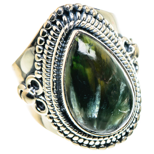 Seraphinite Rings handcrafted by Ana Silver Co - RING95901