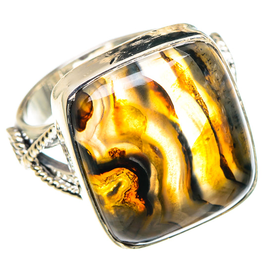 Montana Agate Rings handcrafted by Ana Silver Co - RING95903