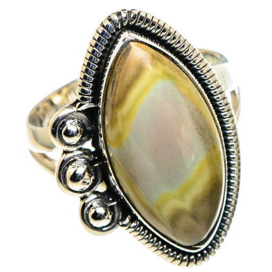 Willow Creek Jasper Rings handcrafted by Ana Silver Co - RING95919 - Photo 2