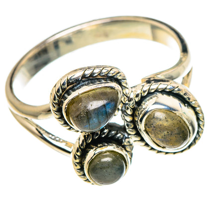 Labradorite Rings handcrafted by Ana Silver Co - RING95923