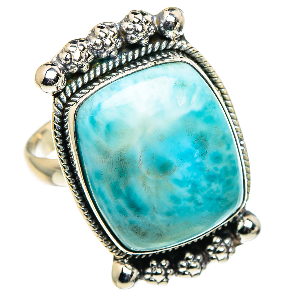Larimar Rings handcrafted by Ana Silver Co - RING95944