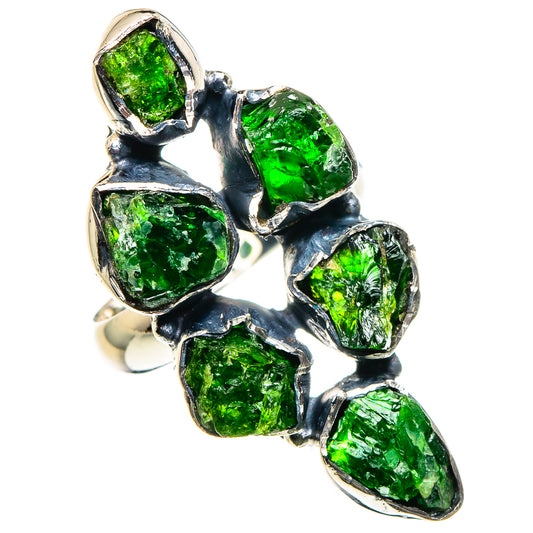 Chrome Diopside Rings handcrafted by Ana Silver Co - RING95951