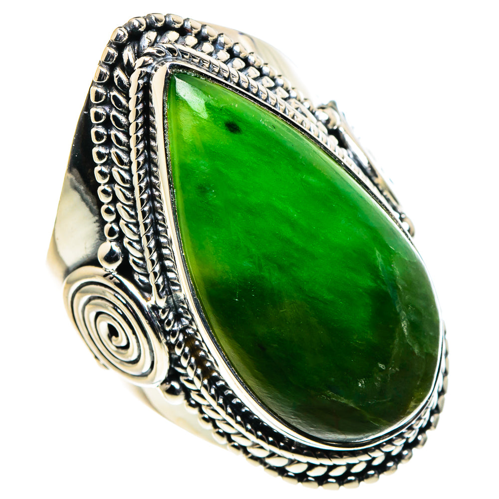 Green Aventurine Rings handcrafted by Ana Silver Co - RING95956