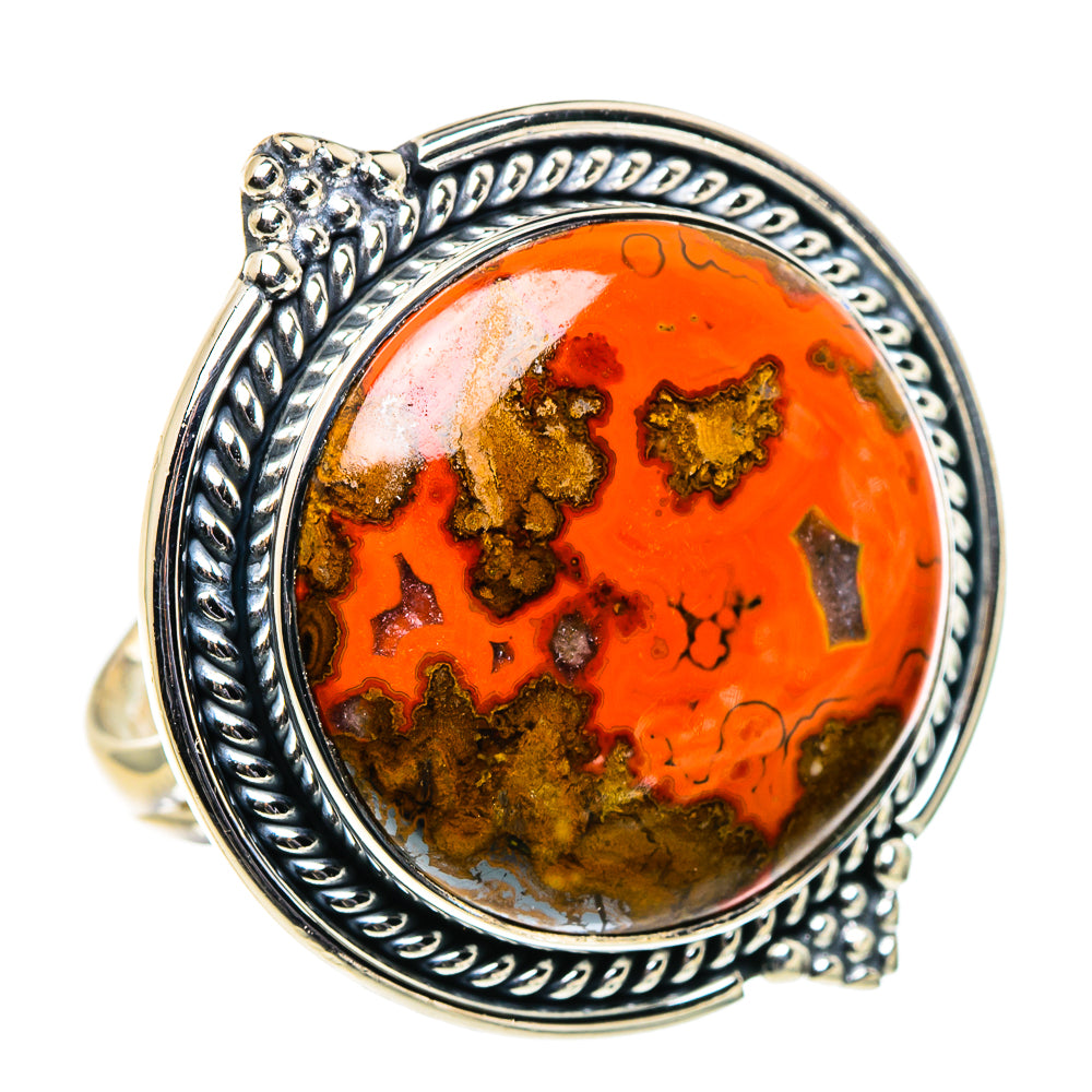 Morocco Agate Rings handcrafted by Ana Silver Co - RING95960
