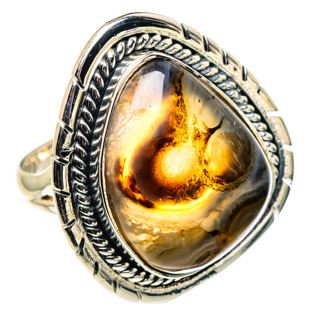 Montana Agate Rings handcrafted by Ana Silver Co - RING95964