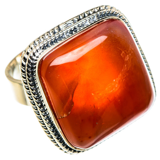 Red Onyx Rings handcrafted by Ana Silver Co - RING95968