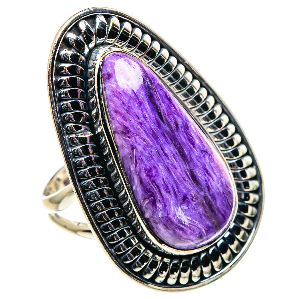 Charoite Rings handcrafted by Ana Silver Co - RING95974