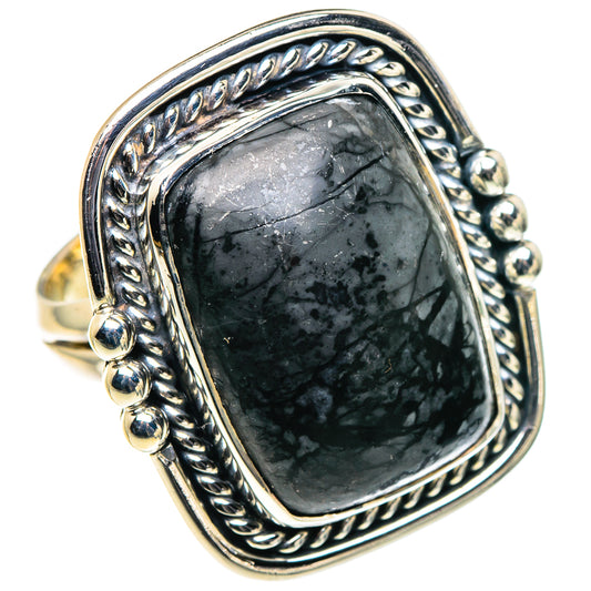 Picasso Jasper Rings handcrafted by Ana Silver Co - RING95978