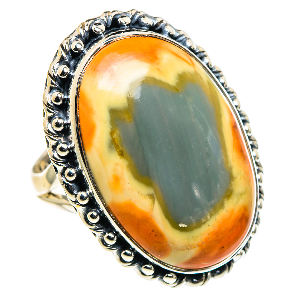 Imperial Jasper Rings handcrafted by Ana Silver Co - RING95986 - Photo 2