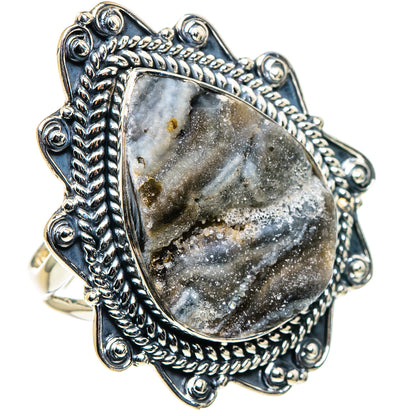 Desert Druzy Rings handcrafted by Ana Silver Co - RING95988 - Photo 2