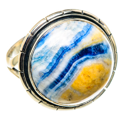 Blue Scheelite Rings handcrafted by Ana Silver Co - RING95993
